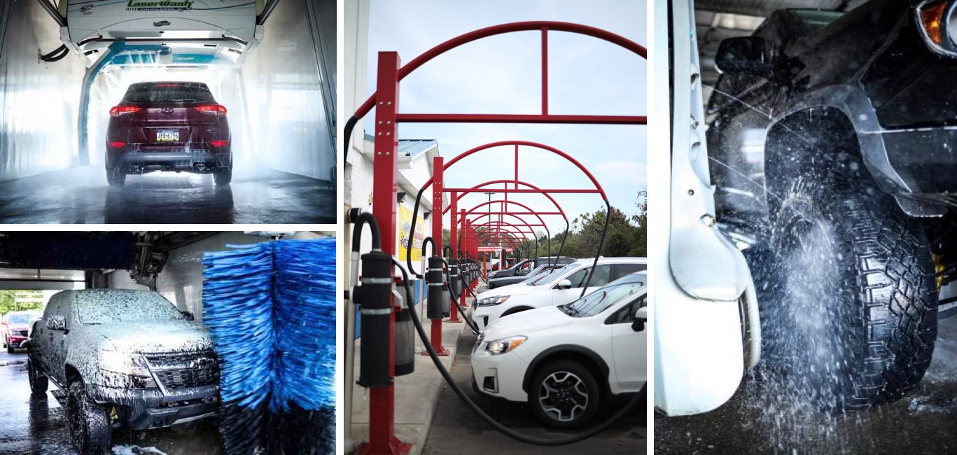 Car Wash Services Collage Car Wash Services Collage